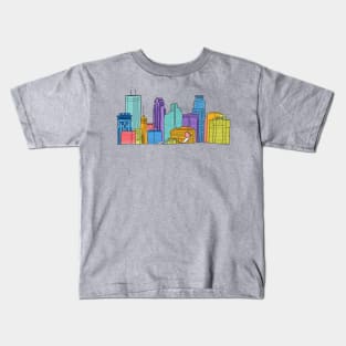 Minneapolis Skyline Kids T-Shirt